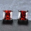 Ladies' Stud Earrings with Zircons G121 2