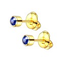 Ladies' Stud Earrings with Zircons H849 19
