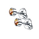 Ladies' Stud Earrings with Zircons H849 10