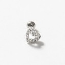 Ladies' Stud Earrings with Zircons 39