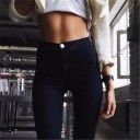 Ladies' Stylish High-Waisted Jeans J1773 8