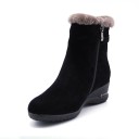 Ladies' Stylish Winter Ankle Boots - Black 3