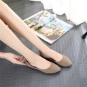 Ladies' Suede Ballet Flats J2397 6