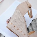 Ladies' Suede Platform Sandals 11