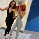 Ladies' Summer Jumpsuit with Neck Strap 5