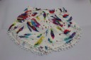 Ladies' Summer Shorts with Feathers 5