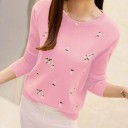 Ladies' Sweater with Roses 7