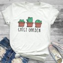 Ladies' T-shirt with Cactus Design 21
