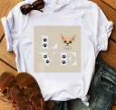 Ladies' T-shirt with Chihuahua Print 8