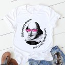 Ladies' T-shirt with Funny Print B136 8