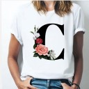 Ladies' T-Shirt with Letter 20