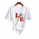 Ladies' T-shirt with Love Print B237 2