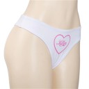 Ladies' Thong with Heart 4