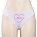 Ladies' Thong with Heart 6