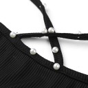 Ladies' Top with Pearls B268 7