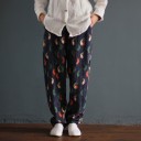 Ladies' Trousers with Bird Pattern 4