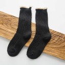 Ladies' Warm Socks with Ruffles 1