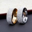 Ladies' Wedding Ring with Stones J1222 5