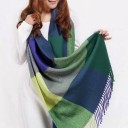 Ladies' Winter Checked Scarf J804 4