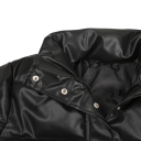 Ladies' Winter Jacket High Collar Zip and Button Fastening Warm Polyester Design Elegant Winter Coat Comfortable Jacket for Cold Weather 5