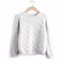 Ladies' Winter Knitted Sweater J2864 1