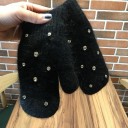 Ladies' Winter Mittens with Rhinestones 6