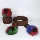 Ladies' Winter Set Hat with Scarf 5