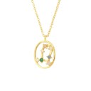 Ladies' Zodiac Sign Necklace D391 8