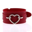 Læderarmbånd med hjerte 9