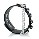 Læderarmbånd med kugler 4