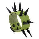 Læderarmbånd med pigge H464 13