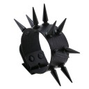Læderarmbånd med pigge H464 1