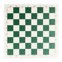 Læderrullende skakbræt 34 x 34 cm bærbar blød turneringsmåtte letvægts træningsskakbræt til begyndere og børn 7