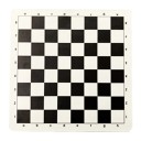 Læderrullende skakbræt 34 x 34 cm bærbar blød turneringsmåtte letvægts træningsskakbræt til begyndere og børn 6