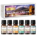 Lahjasetti eteerisiä öljyjä diffuusoriin Aromaattiset öljyt setissä Luonnolliset eteeriset öljyt 6 kpl 10 ml 3