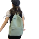 Ľahký nylonový batoh 38 x 28 x 11 cm Jednoduchý jednofarebný design Ležérny batoh na každý deň Do školy Práca aj voľný čas 9