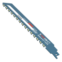 Lama de feronerie universală pentru feroneria reciprocă pentru piatră, cărămizi și lemn 240 mm aliaj 15TPI 202 mm lungimea dinților 24 mm lățime 1