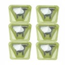 Lama di ricambio per la rasatura della barba per Philips OneBlade 6 pz Lama affilata per barba Lama di ricambio originale per OneBlade 1