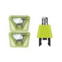 Lame de rechange pour barbe Philips OneBlade 2 pièces Accessoire pour poils de nez Lames compatibles OneBlade Rasage Tonte Finition 1