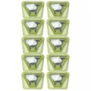 Lame de rechange pour la coupe de barbe pour Philips OneBlade 10 pièces Lame aiguisée pour barbe Lame de rechange originale pour OneBlade 1