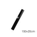 Lámina negra brillante 150x20 cm 1 rollo PVC negro brillante autoadhesivo para coche moto portátil Lámina decorativa tuning Protección de superficies 2