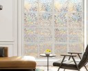 Lámina protectora para ventanas 55 x 100 cm Vidrieras Lámina decorativa autoadhesiva para ventanas Lámina de vidrio Decoración de interiores Lámina para el hogar 2