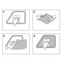 Lámina tintada para lunas de coche 300x50 cm 15% PET negro Lámina de protección solar Protección UV Aislamiento térmico Protección interior 3