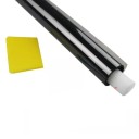 Lámina tintada para lunas de coche 300x50 cm 50% PET negro Lámina de protección solar Protección UV Aislamiento térmico Protección interior 2