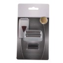 Lâminas de substituição para máquina de barbear Andis Lâminas flutuantes intercambiáveis para aparadores de cabelo e barba Cabeça de substituição com lâminas 2 pcs 4