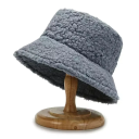 Lammeuldsfiskerhat Vendbar Vinter Unisex Spandhat Stilfuld Hovedbeklædning Blød og Varm Hue 56-58 cm Efterår Vinter 4