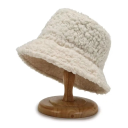Lammeuldsfiskerhat Vendbar Vinter Unisex Spandhat Stilfuld Hovedbeklædning Blød og Varm Hue 56-58 cm Efterår Vinter 3