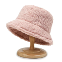 Lammeuldsfiskerhat Vendbar Vinter Unisex Spandhat Stilfuld Hovedbeklædning Blød og Varm Hue 56-58 cm Efterår Vinter 5