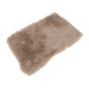 Lämmittävä peite auton käsinojalle 29 x 19,5 cm Ruskea pehmeä plyysipeite keinotekoista kanin turkista Yhteensopiva konsolipeite 2