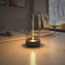 Lampă ambientală magnetică portabilă cu fir Quantum de 14,5 x 7 cm cu încărcare USB C, lumină de noapte decorativă pentru masă și perete 2